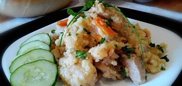 Плов с говядиной в мультиварке