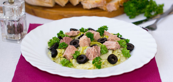 Салат из маринованных цуккини