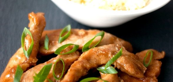 Курица терияки с кускусом