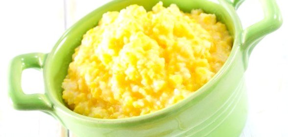 Пшенная молочная каша с рисом