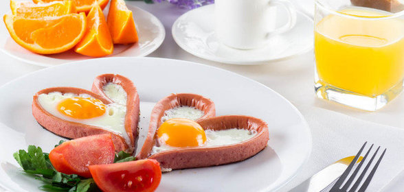 Яичница в сердце