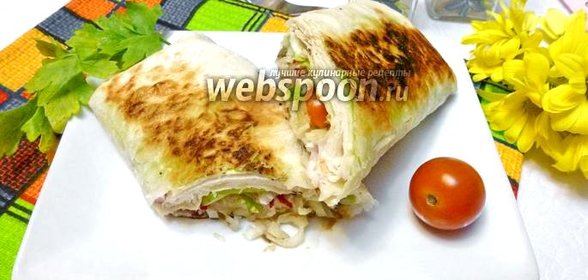 Шаурма вегетарианская