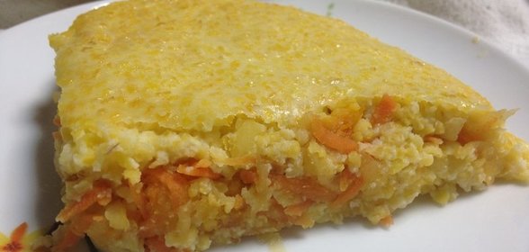 Запеканка из кукурузной каши