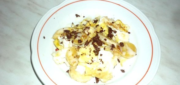 Омлет с бананом