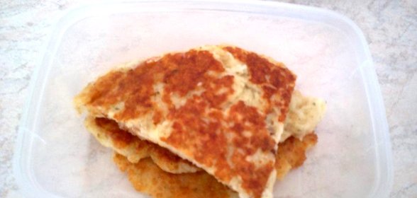 Вегетарианская сырная лепешка