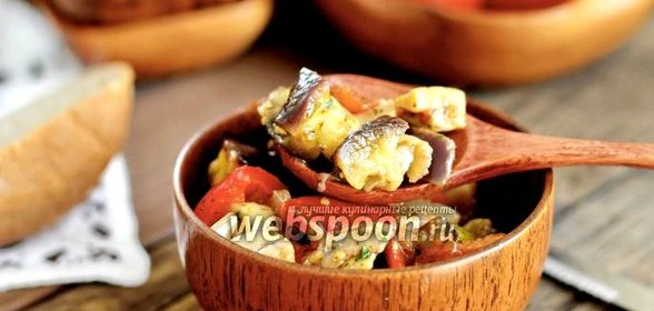 Закуска из баклажанов с шампиньонами