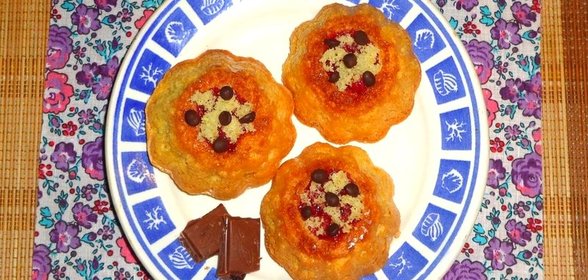 Кексы с ванилью и шоколадом
