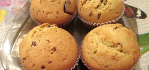 Кексы с шоколадной крошкой