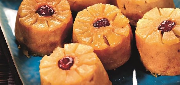 Кексы с ананасами