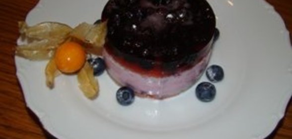 Черничное пирожное (низкокалорийное)