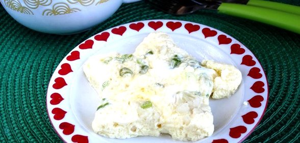 Паровой омлет с цветной капустой