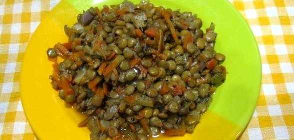 Ризотто из чечевицы