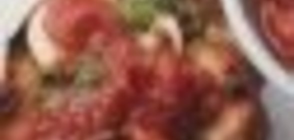 Гренки с сыром и томатным соусом