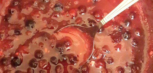 Клюквенный соус для вторых блюд