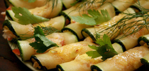 Кабачковые рулетики