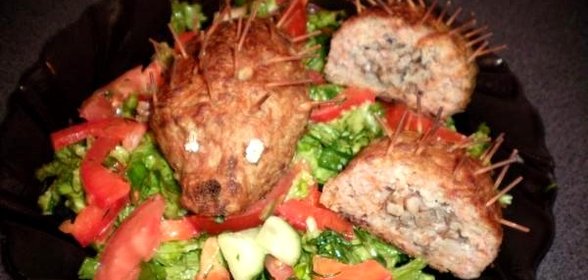 Котлеты Ежики с гречкой