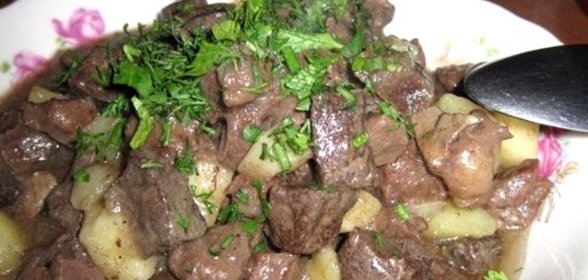 Куурдак из легких