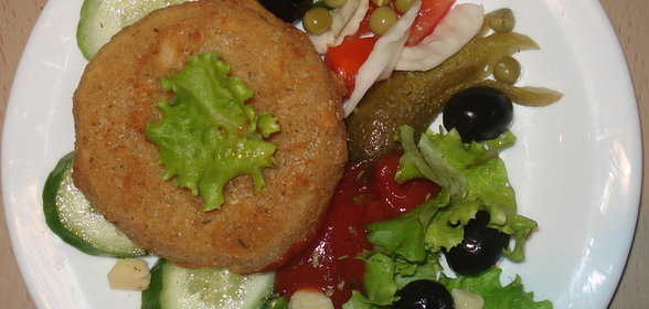 Оладушки из творога и плавленных сырков