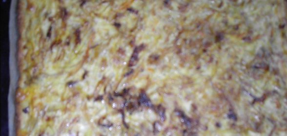 Пирог с капустой (открытый)