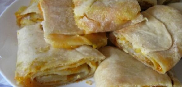 Рулет «Золотой» с тыквой