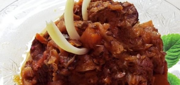 Гренки с тыквой, капустой и сыром