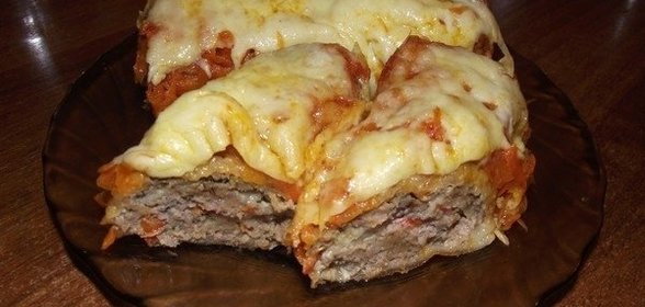 Рулетики из лаваша с мясом
