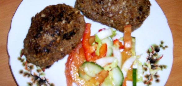 Рубленые зразы с грибами