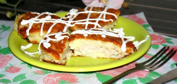 драники с куриным фаршем