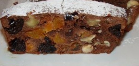 Кекс с сухофруктами и орехами