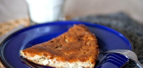 Быстрый капустный пирог с яйцом