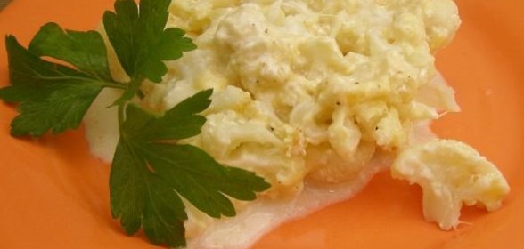 Цветная капуста с сыром (в микроволновке)