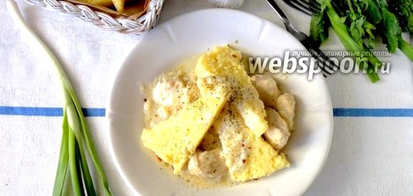 Кабардинская «паста» с курицей