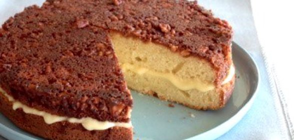 Кекс с грецкими орехами
