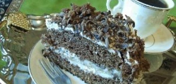 Торт Черная роза (вариант)