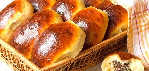 Пирожки с ливером и рисом печёные