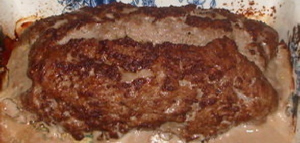 Мясной рулет с грибами