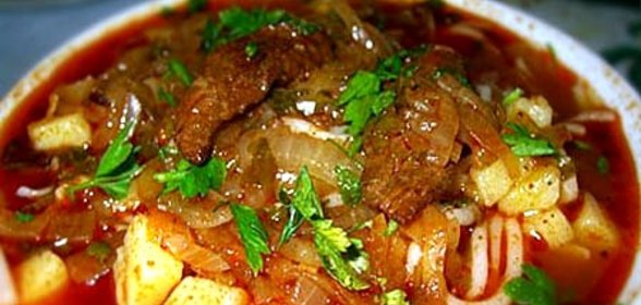 Шурпа жареная