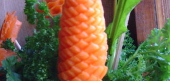 шишка из моркови