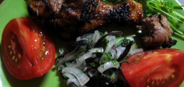 Шашлык из куриных ножек