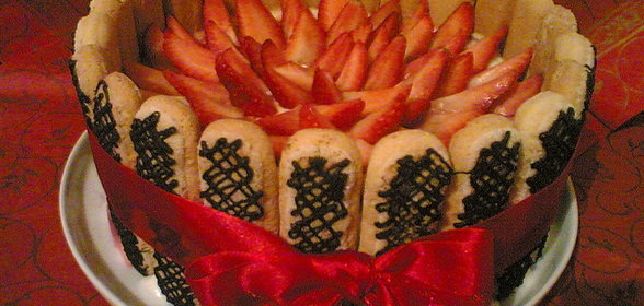 Торт Шарлотт любимые с днём Валентина!!!