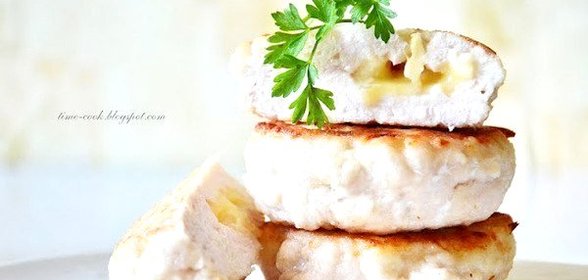Куриные котлетки с сыром овсянкой