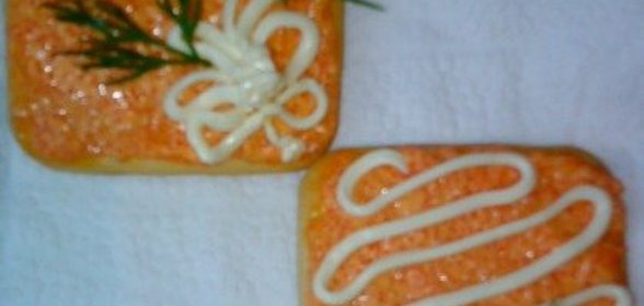 Простая фуршетная закуска Икринка