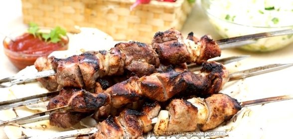 Шашлык из свинины в кефире