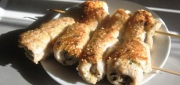 Рулетики с сыром