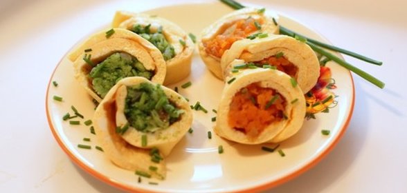 Омлет с овощами