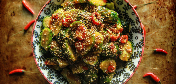 Азиатский острый салат