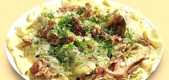 Бешбармак из баранины