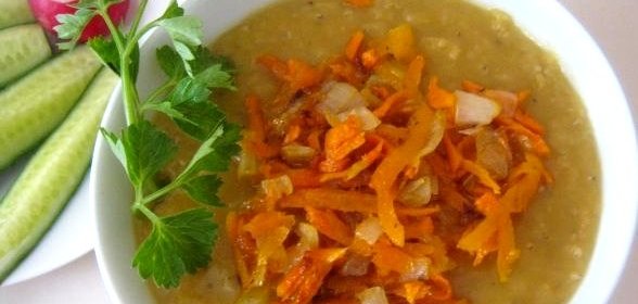 Каша из красной чечевицы
