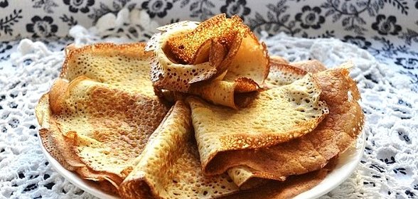 Блинчики на ряженке