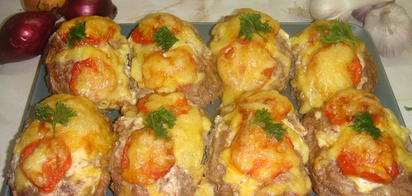 Мясные зразы по-французски